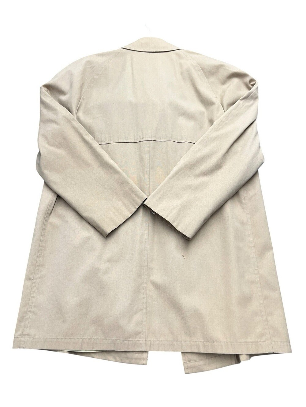 London Fog Beige Trench Coat - Picture 3 of 7